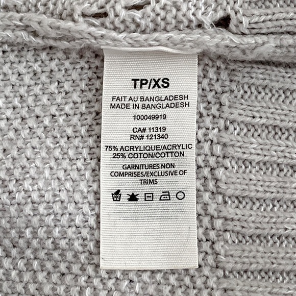 GARAGE Harlow Sweater Pointelle Cable Knit Dropped Shoulders - Picture 9 of 17